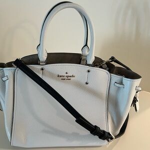 *** NEW*** Kate Spade Small White Tegan Satchel Leather Crossbody Bag White